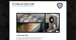 Desktop Screenshot of cyrus-decor.co.uk